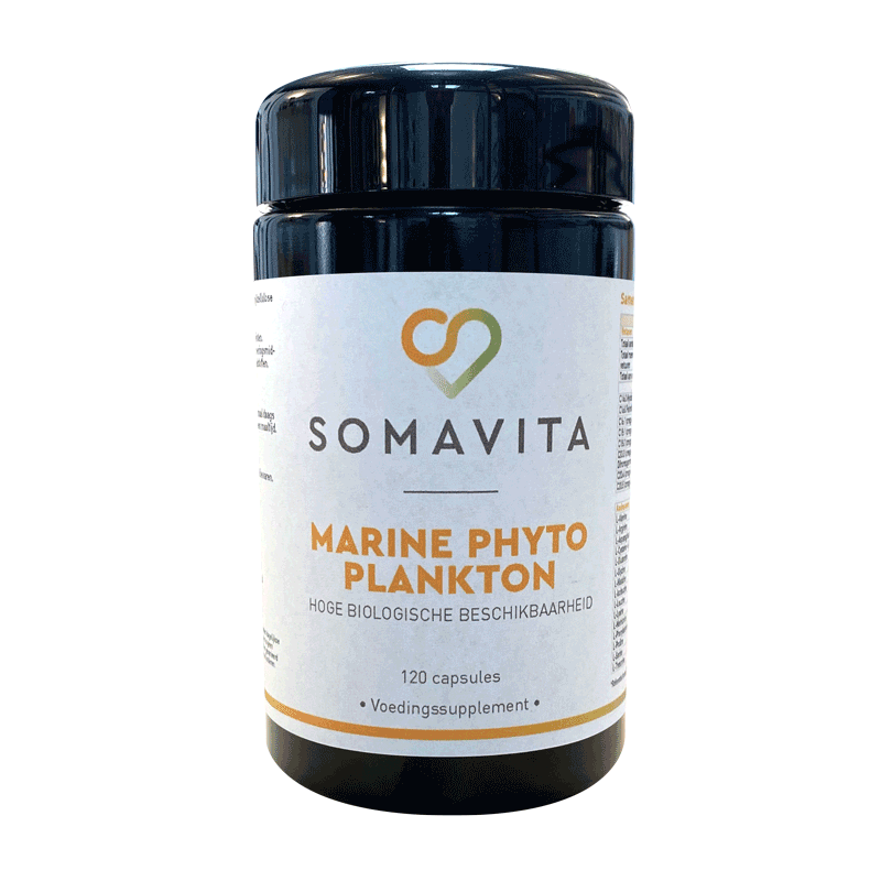 SomaVita Marine Phytoplankton rijk aan Omega-3 vetzuur EPA 120 capsules Vegan Voedingssupplement