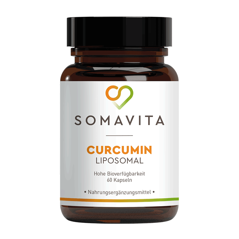 SomaVita Liposomales Curcumin 60 Kapseln - Vegan Nahrungsergänzungsmittel
