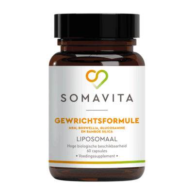 SomaVita Gewrichtsformule Liposomaal met MSM, Boswellia, Glucosamine en Bamboe Silica 60 capsules Vegan Voedingssupplement
