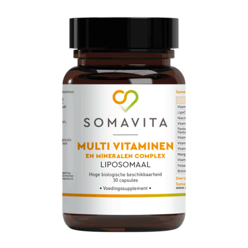 SomaVita Multivitaminen en mineralen Complex Liposomaal 30 capsules Vegan Voedingssupplement