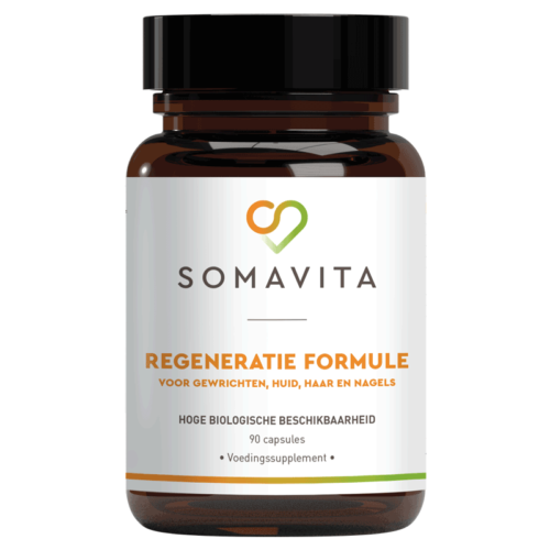 SomaVita Regeneratieformule met MSM, glucosamine, bamboe silica en boswellia 90 capsules Vegan Voedingssupplement
